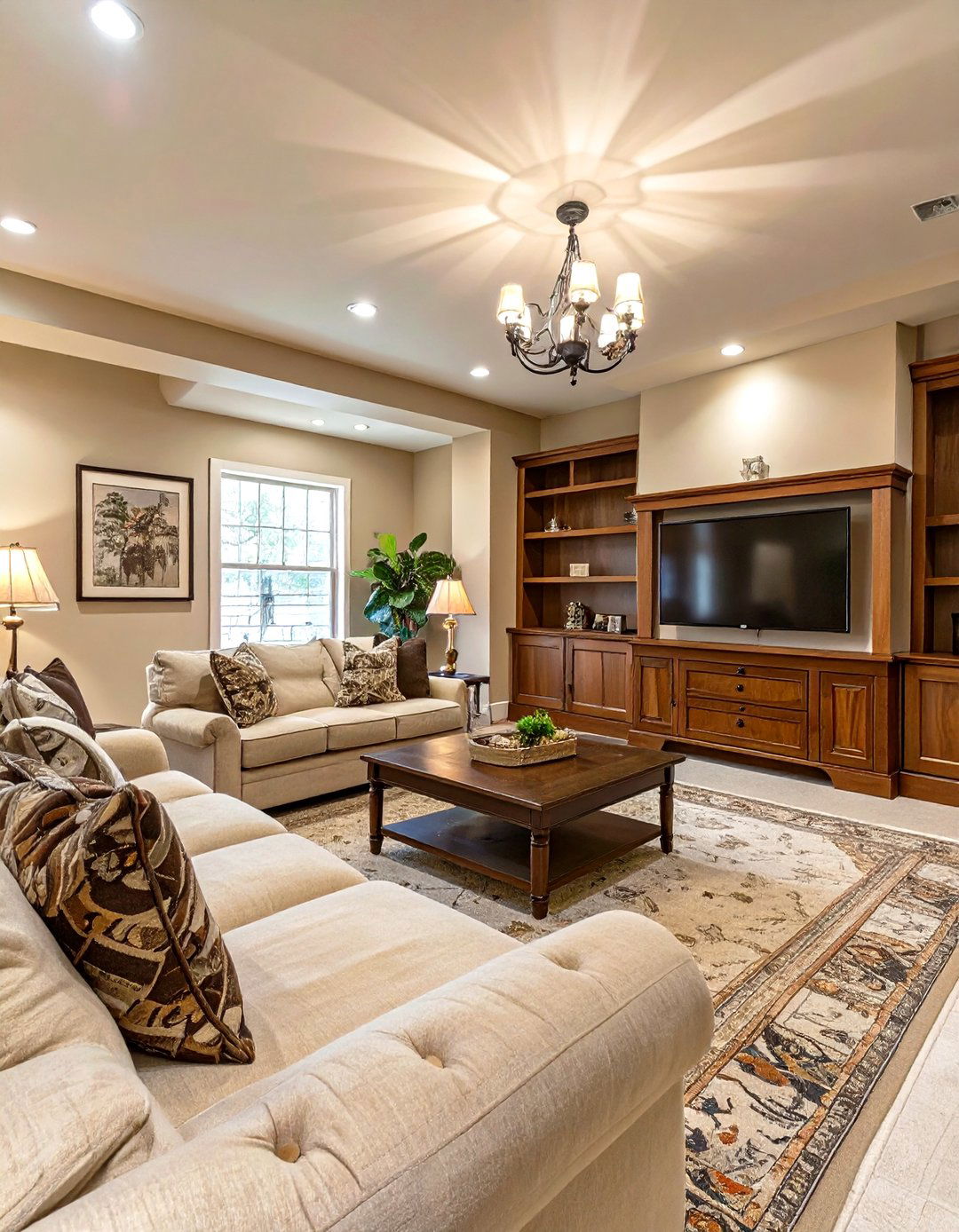 Warm Beige Basement Paint - 30 basement paint ideas