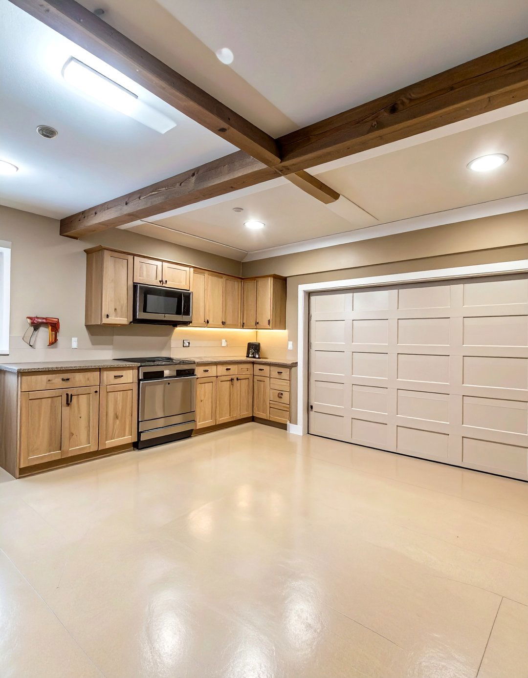 Warm Beige and Tan Tones - 30 garage wall paint ideas