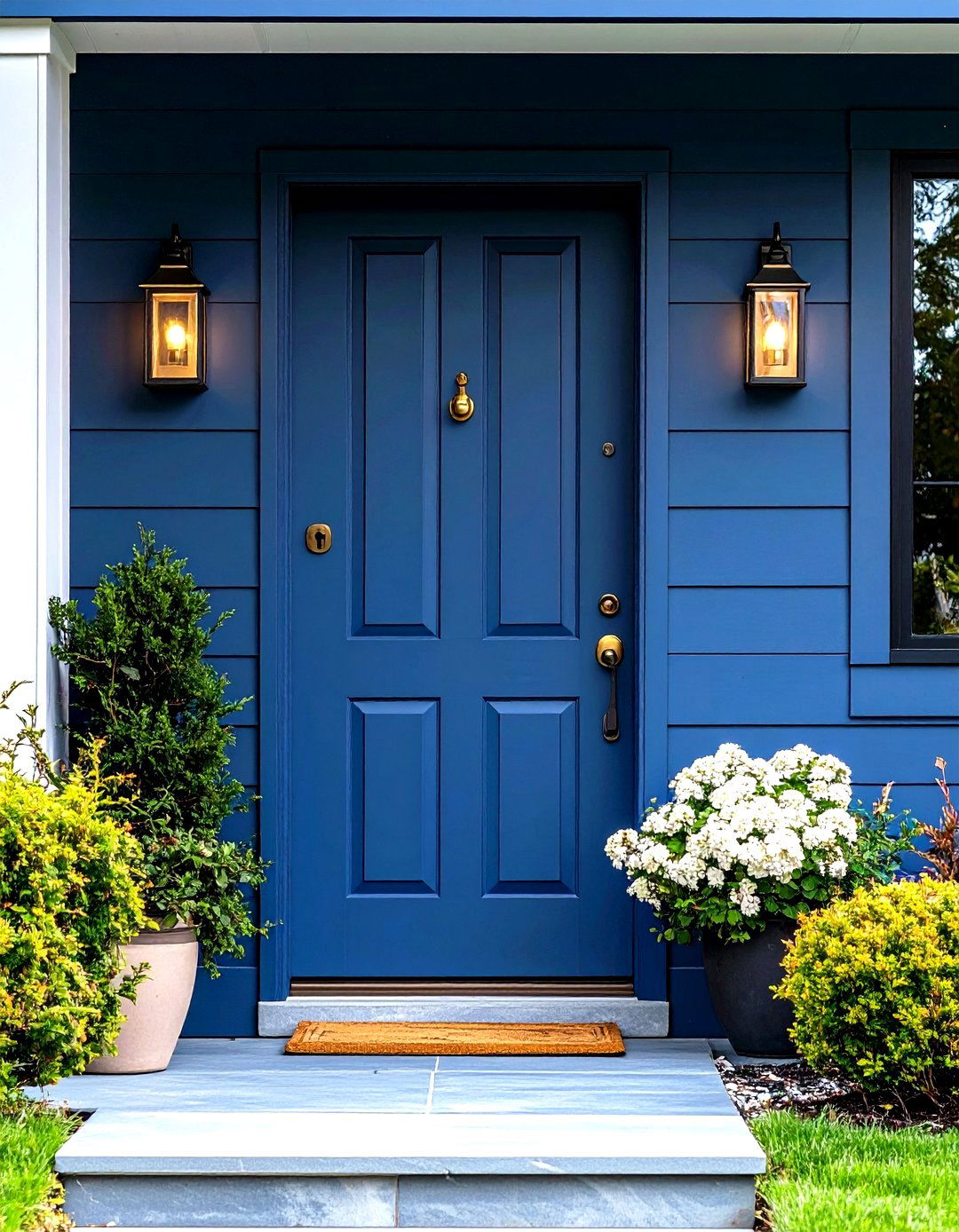 Warm Brass Outdoor Wall Sconces - 30 outdoor wall lighting ideas
