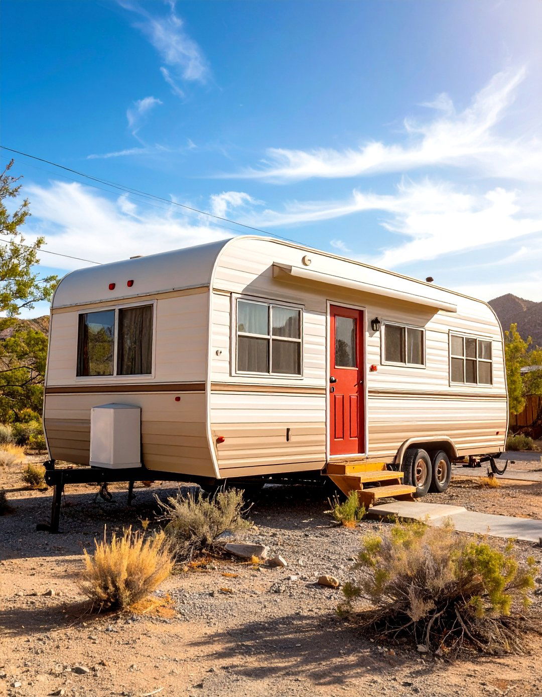 Warm Desert Tan - 30 exterior paint mobile home paint color ideas