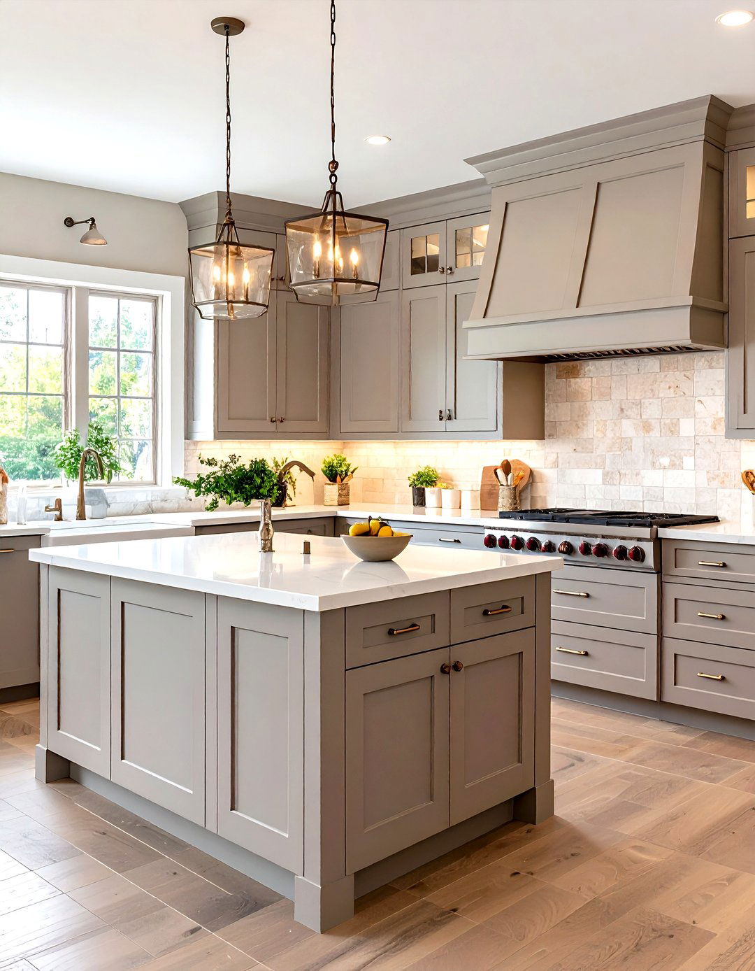Warm Greige Kitchen Cabinets - 30 grey kitchen cabinets ideas