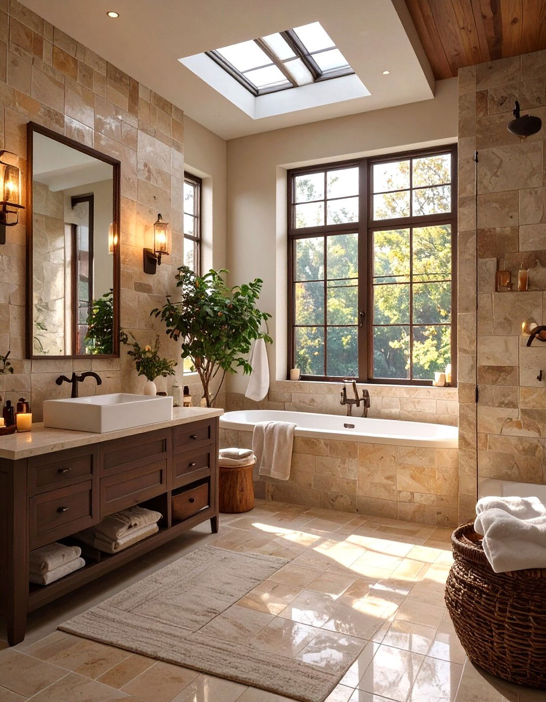 Warm Greige Neutral Bathroom - 30 bathroom paint color ideas