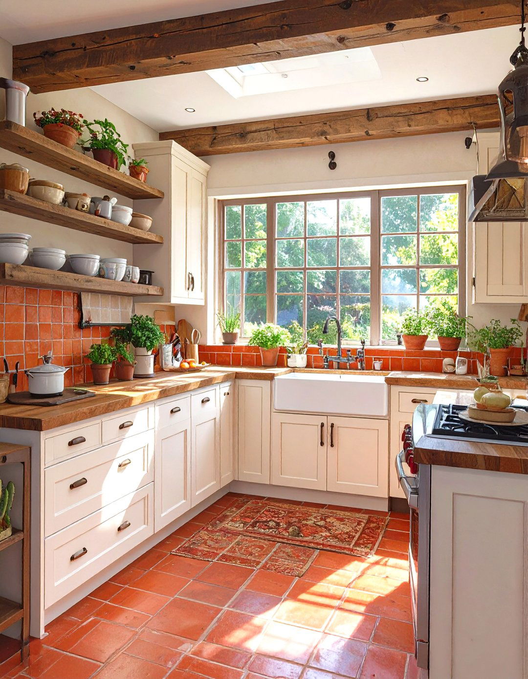 Warm Terracotta Kitchen Ambiance - 30 house paint color ideas