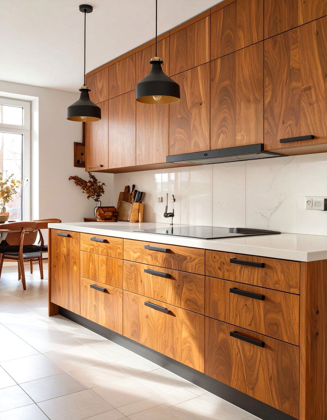 Warm Wood Tones for Cabinetry - 30 vintage kitchen trends 2025