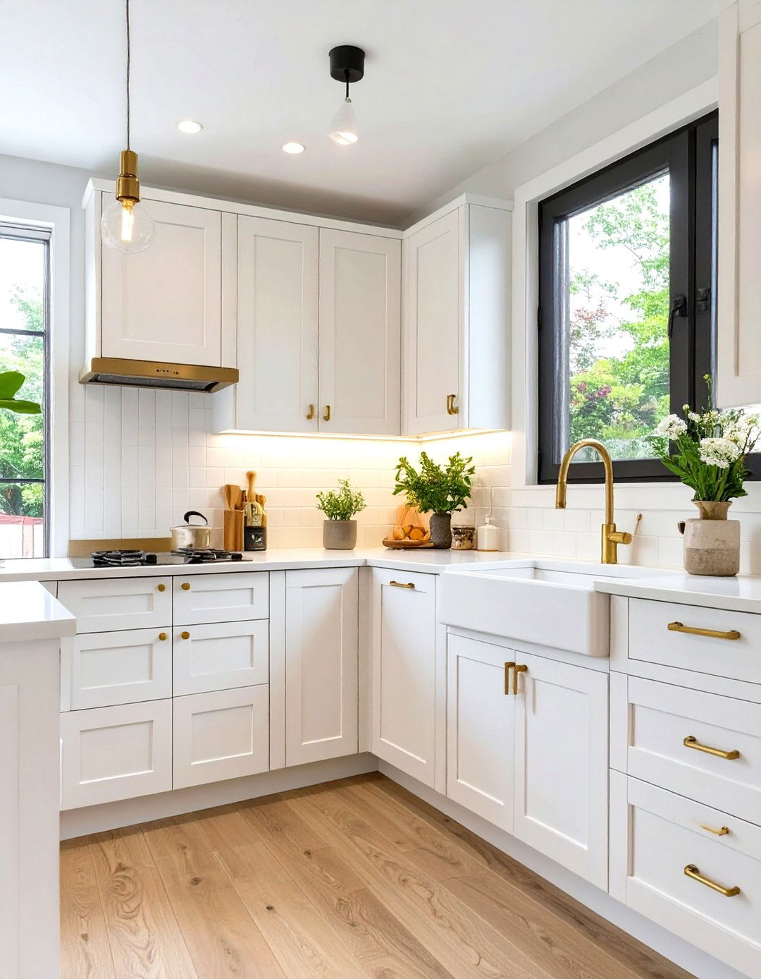 Warm Wood Tones for Small Kitchen Cabinetry - 30 small kitchen trends 2025