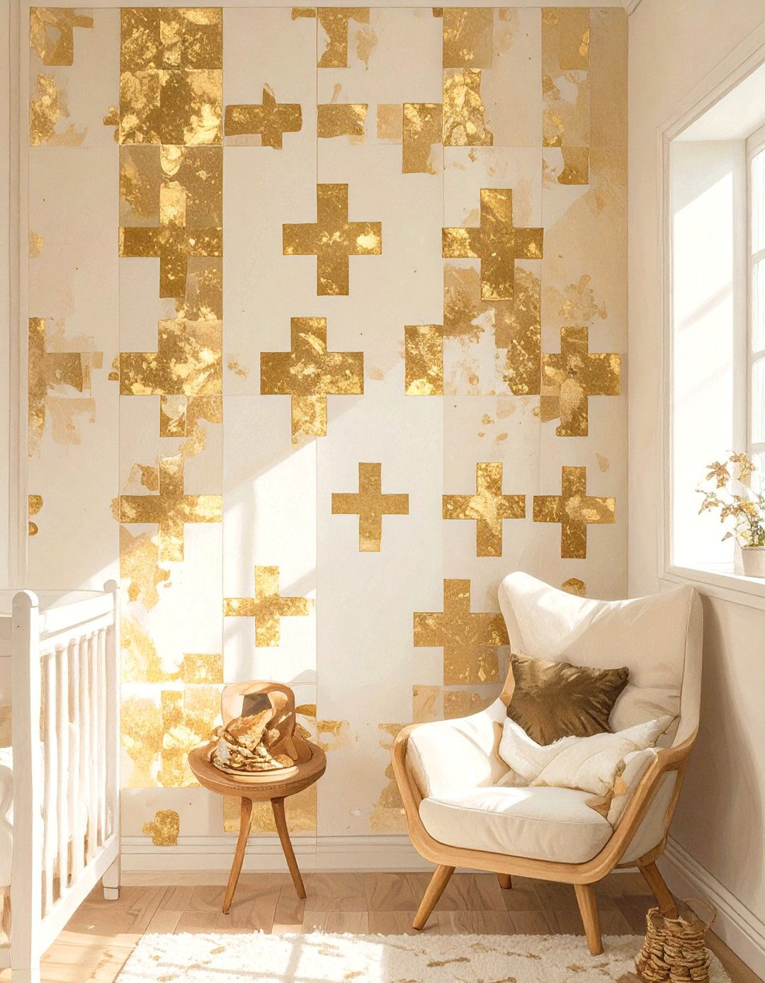 Washi Tape Grid Accent Wall - 30 simple accent wall ideas