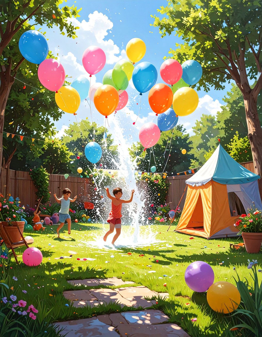 Water Balloon Fight Fiesta - 30 outdoor birthday party ideas