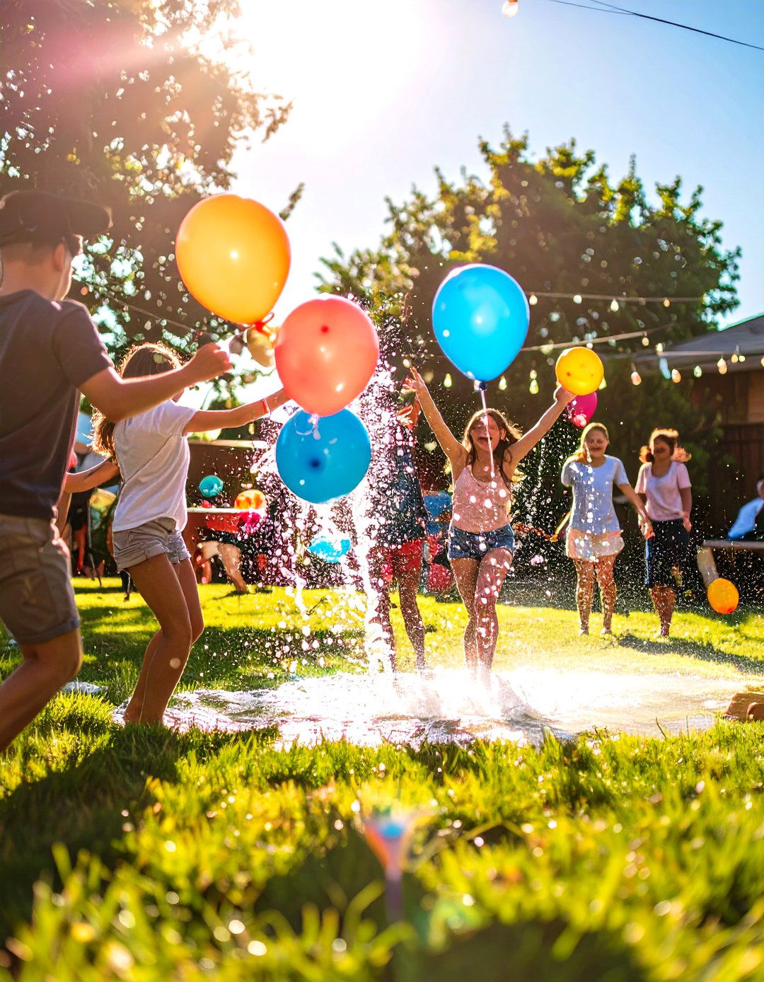Water Balloon Toss Competition - 30 outdoor graduation party ideas