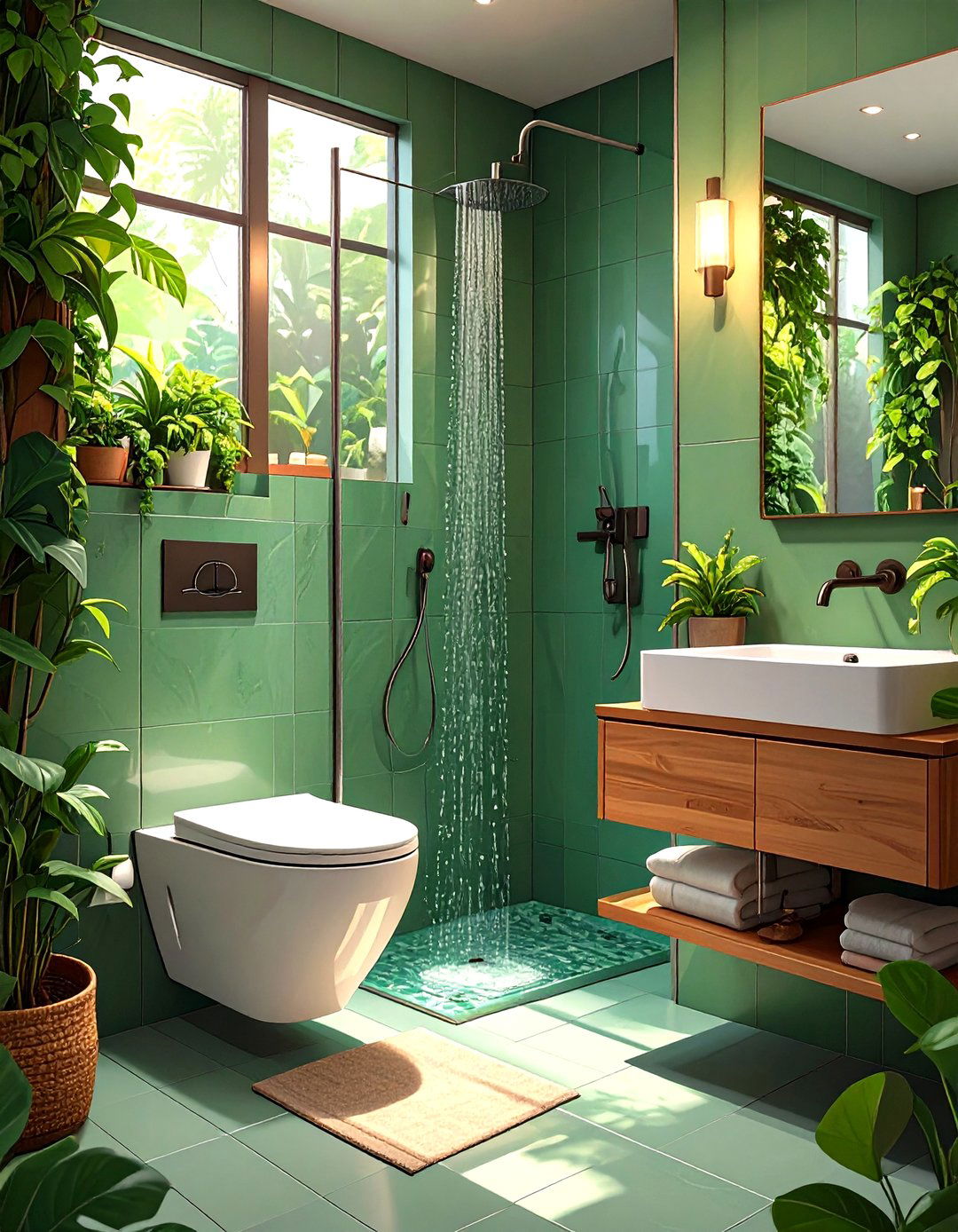 Water Efficient Bathroom Fixtures - 30 small bathroom makeover ideas