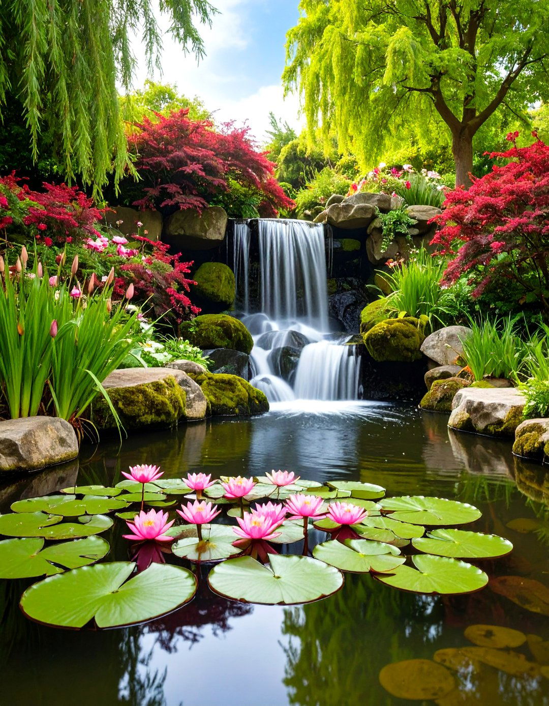 Water Garden Oasis - 30 garden decoration ideas