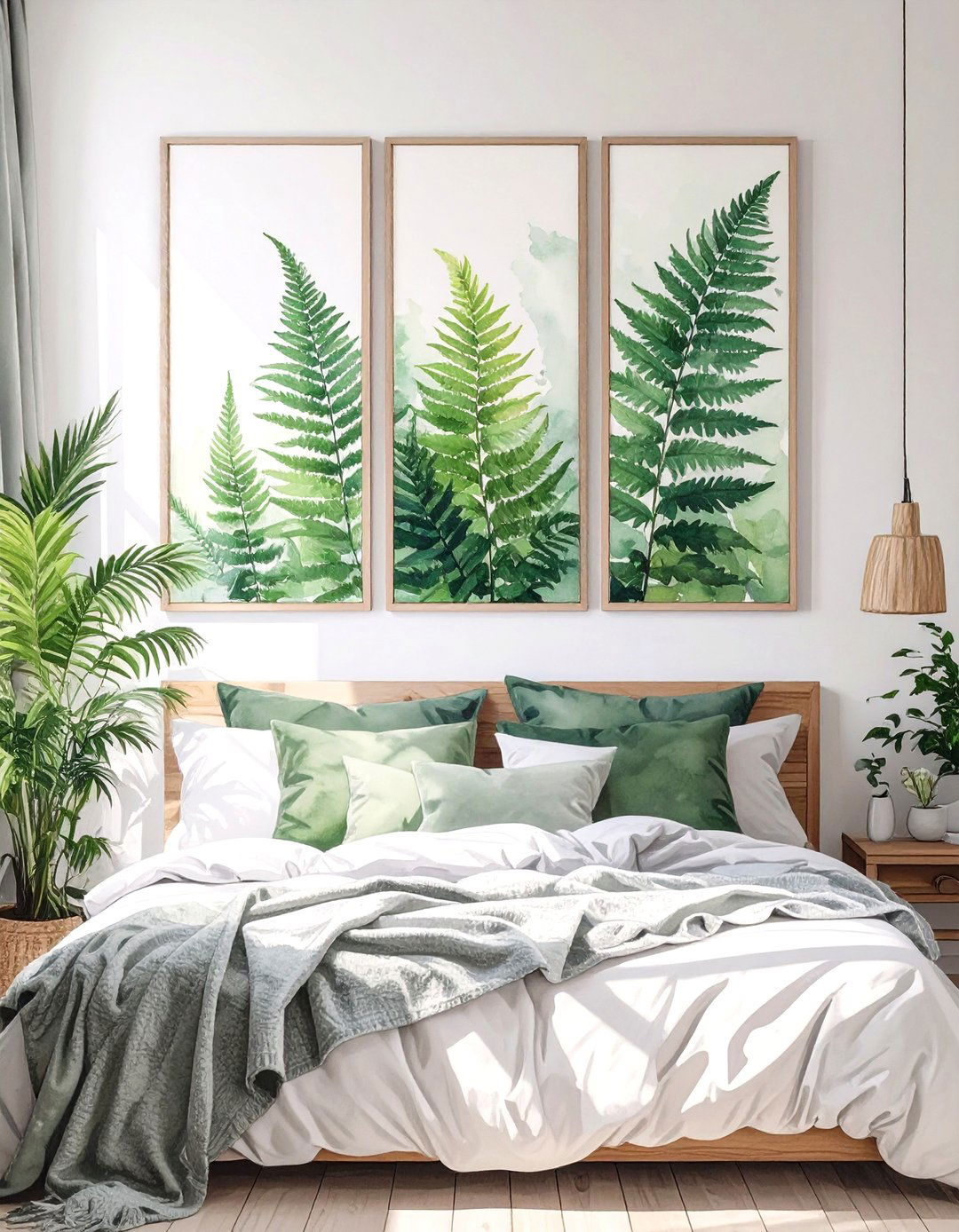 Watercolor Wall Art - 30 diy wall decor ideas