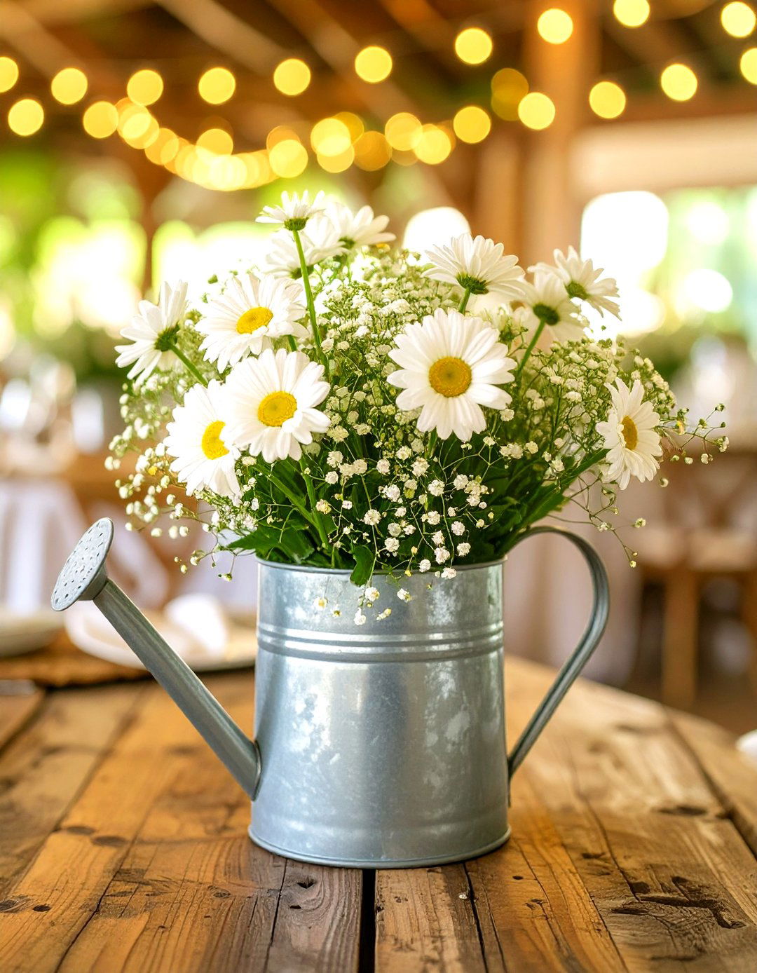 Watering Can Floral Arrangements - 30 sprinkle baby shower ideas