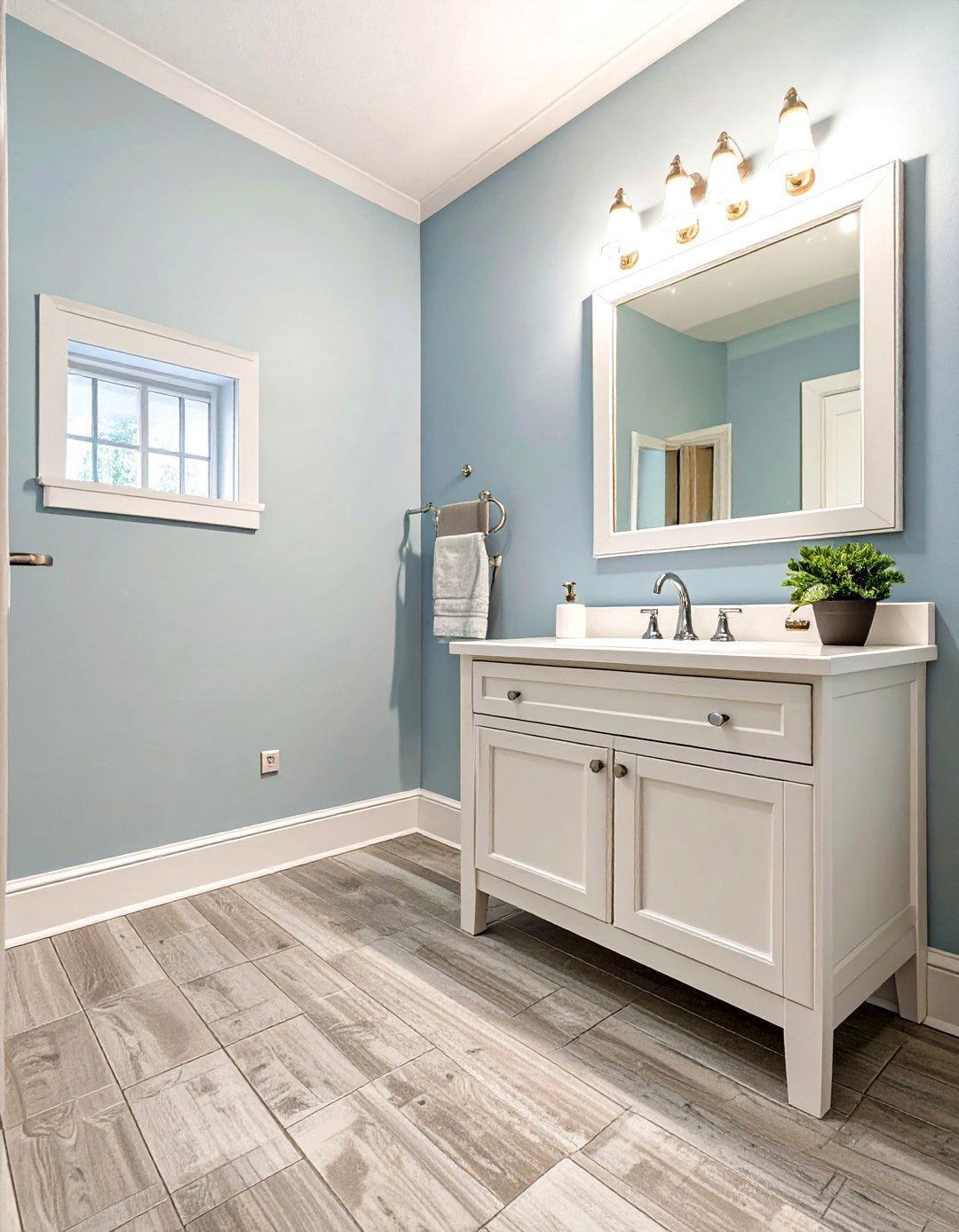 Waterproof PVC Bathroom Baseboards - 30 bathroom baseboard ideas