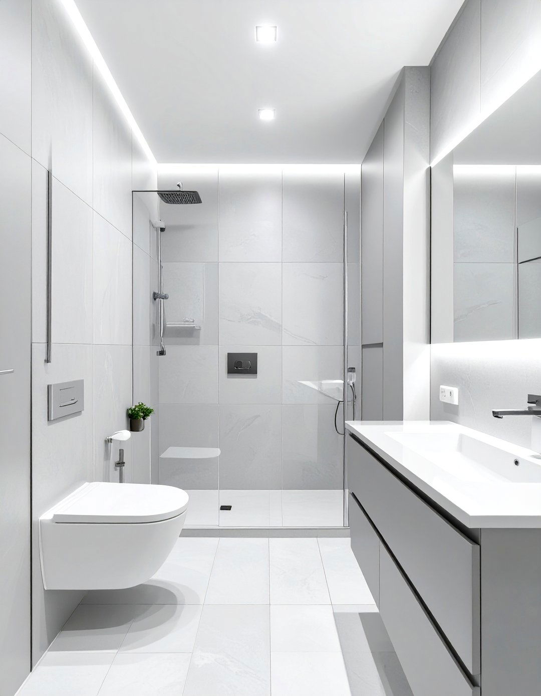 Waterproof PVC Bathroom Panels - 30 bathroom wall paneling ideas