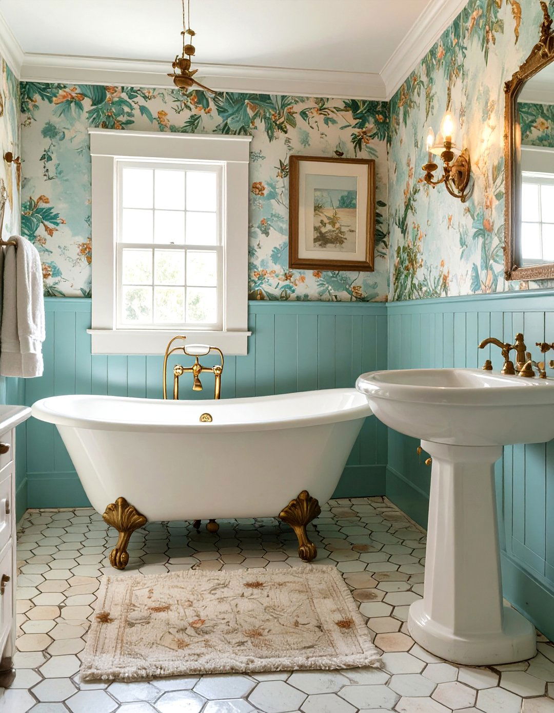 Weathered Coastal Inn Bathroom - 30 beach bathroom ideas