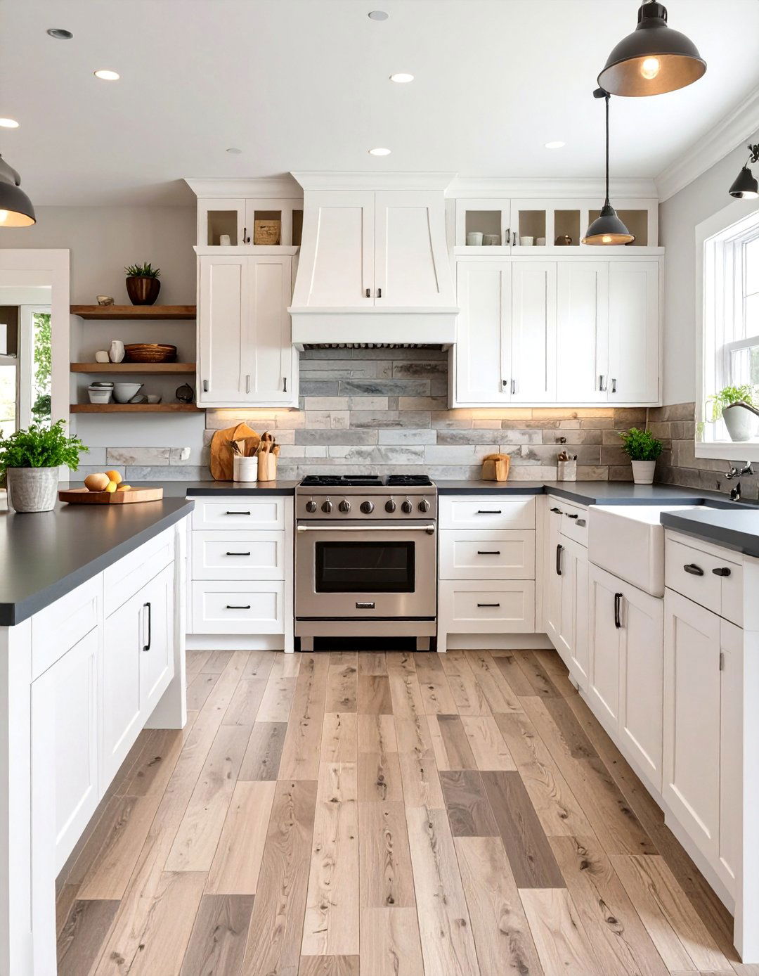 Weathered Wood Look Tile - 30 backsplash tile ideas