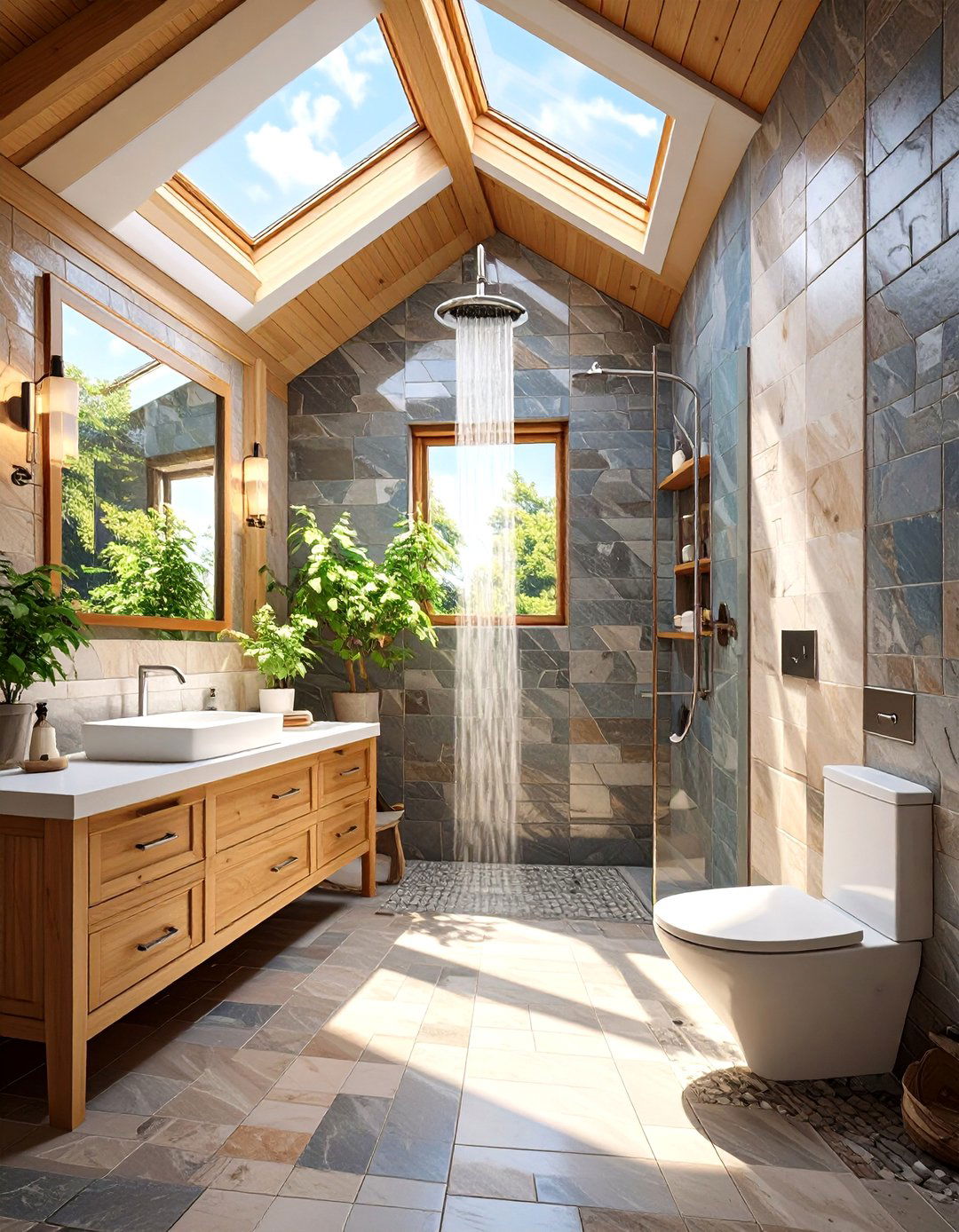 Wet Room Concept Attic Bathroom - 30 attic bathroom ideas