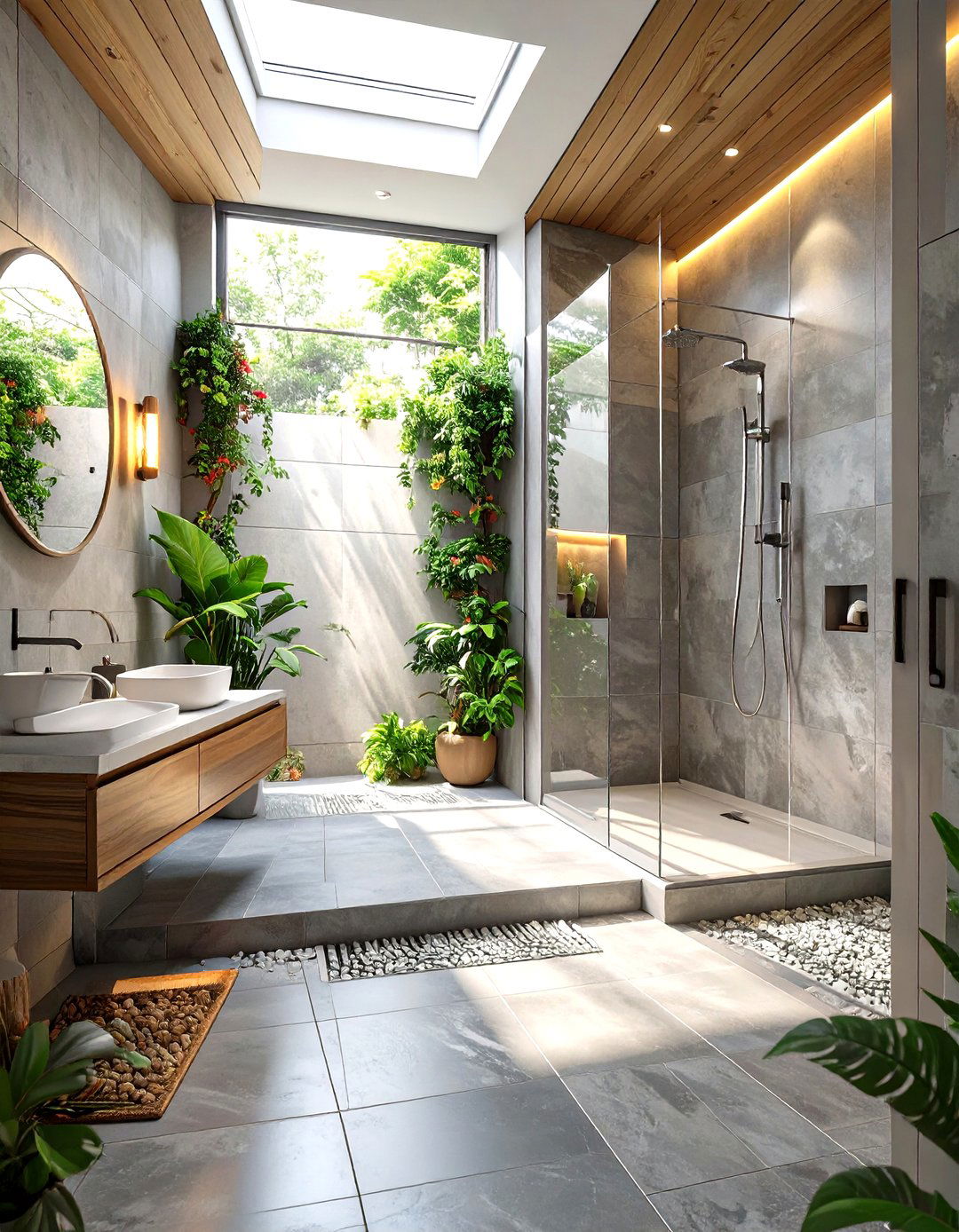 Wet Room Concept for Small Basements - 30 small basement bathroom ideas
