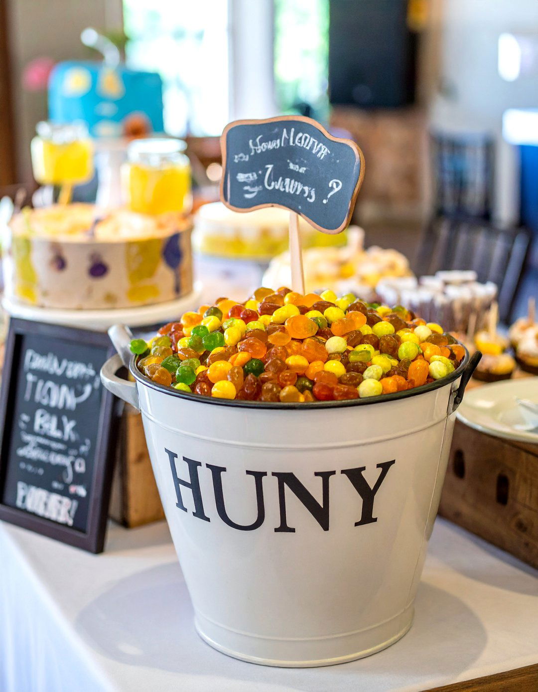 Whats in Poohs Hunny Pot Guessing Game - 30 winnie the pooh baby shower ideas