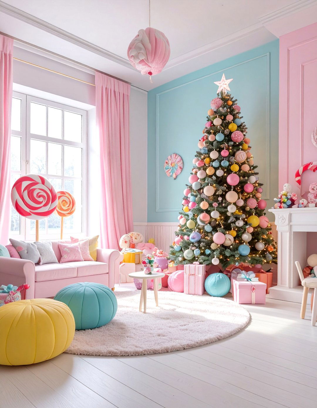 Whimsical Candyland Fantasy - 30 interior design ideas for holiday decor