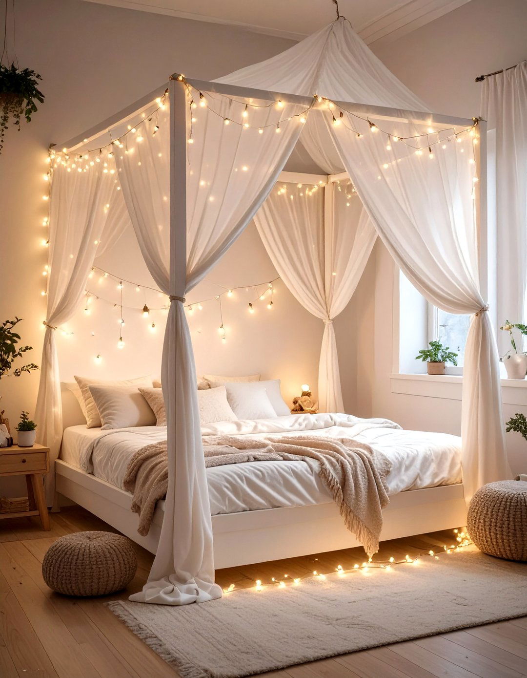 Whimsical Fairy Lights in a Childs Bedroom - 30 best lighting for interior design ideas