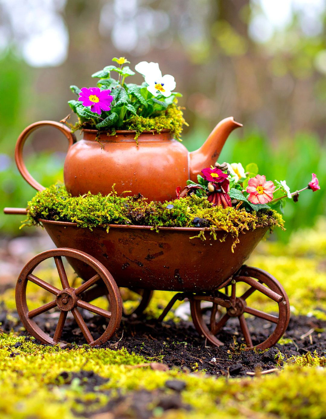 Whimsical Fairy Tale Garden - 30 front yard container garden ideas