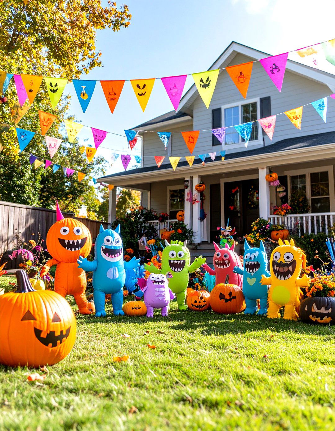 Whimsical Monster Mash Party - 30 halloween decorations outdoor ideas