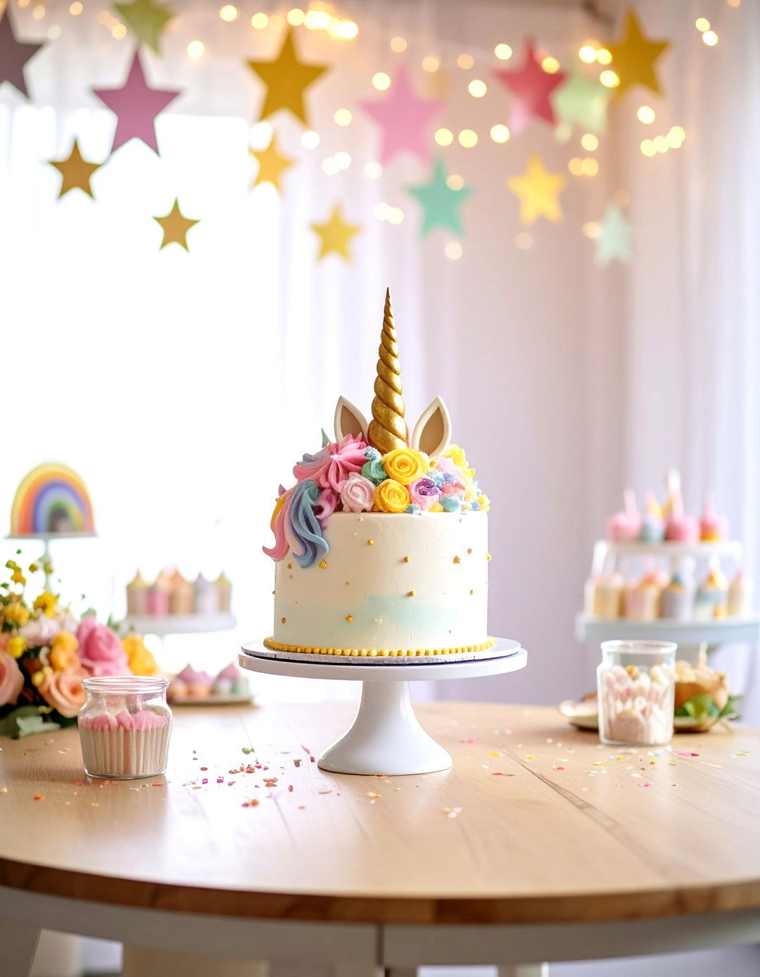 Whimsical Pink Unicorn Idea - 30 pink baby shower ideas