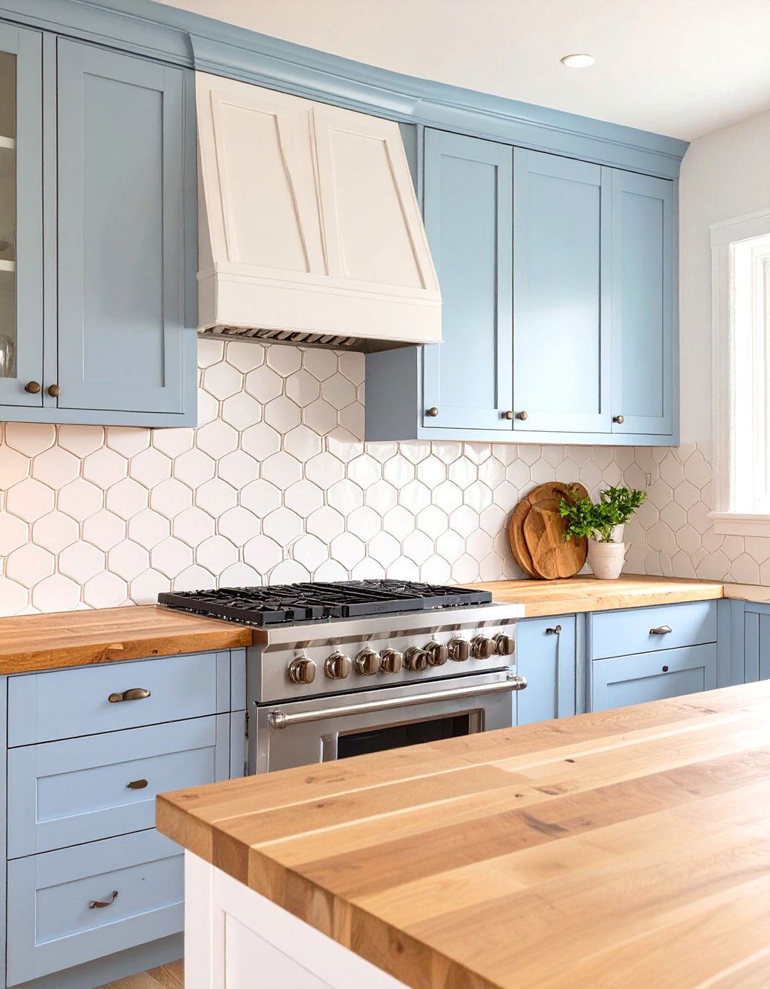 White Fish Scale Tile Backsplash - 30 white kitchen backsplash ideas