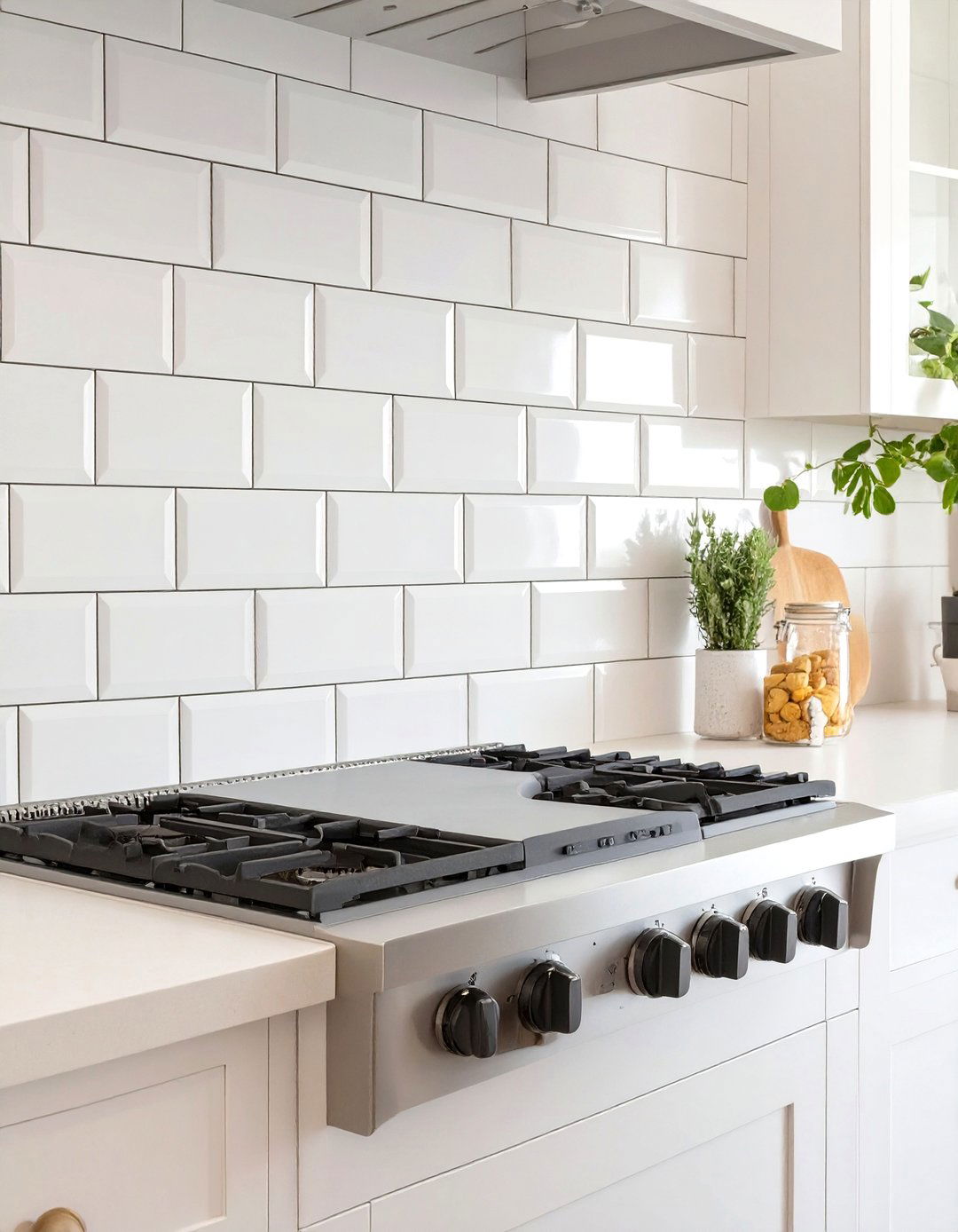 White Subway Tile Stove Backsplash - 30 stove backsplash ideas
