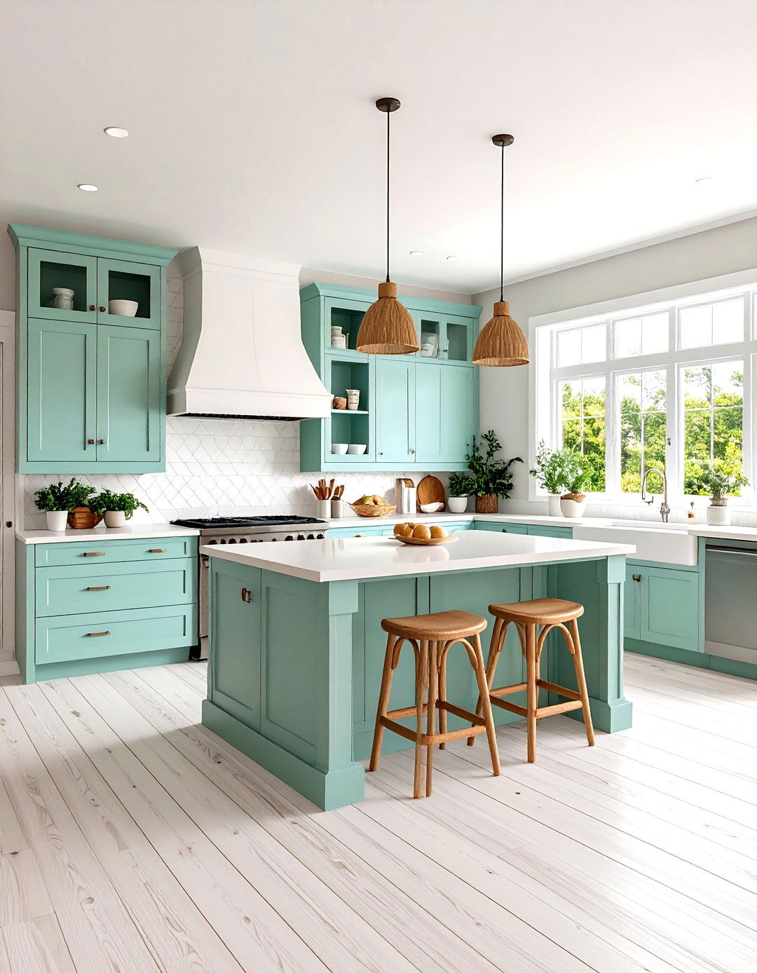 White Washed Wood Kitchen Floor - 30 kitchen floors ideas