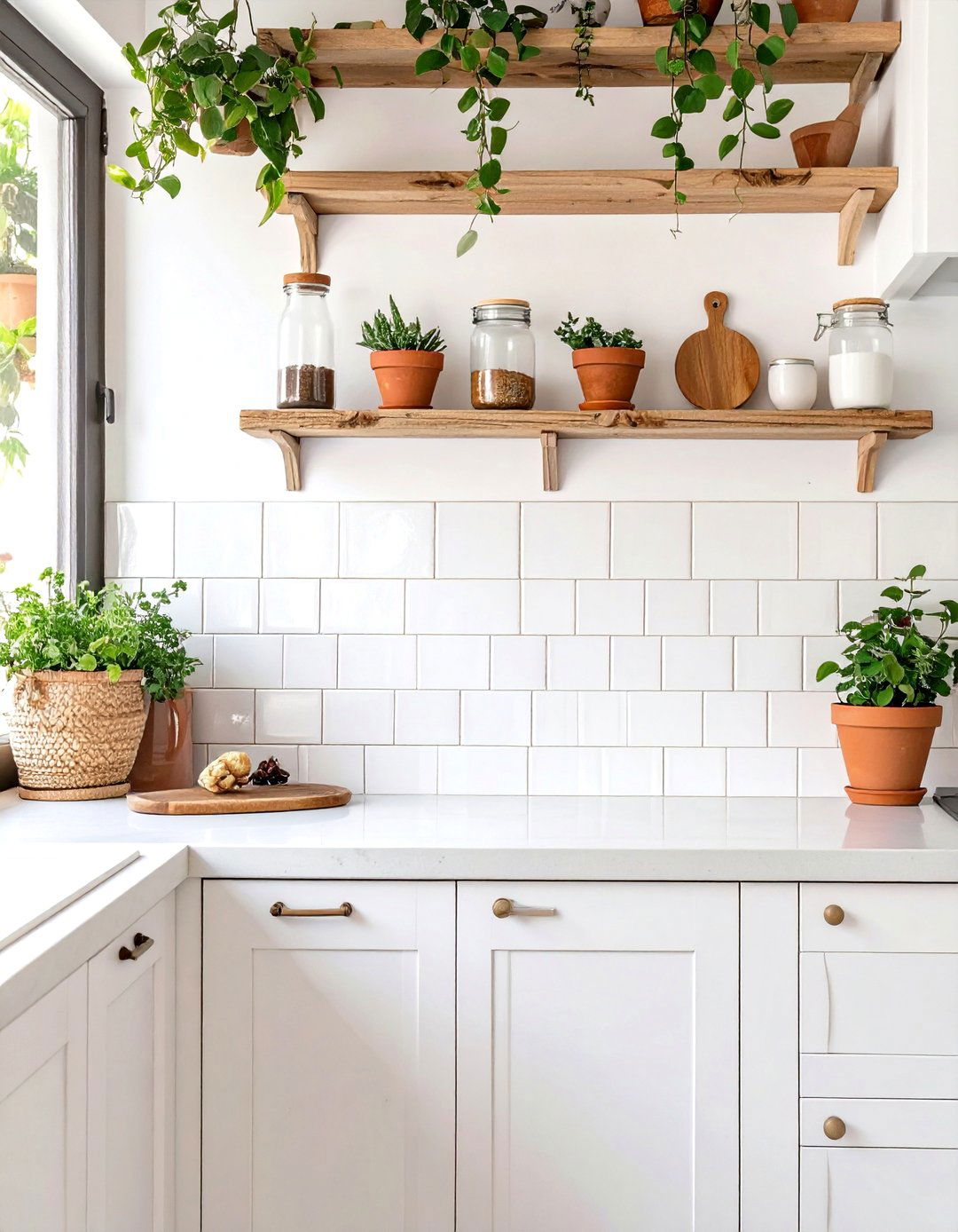 White Zellige Tile Backsplash - 30 white kitchen backsplash ideas
