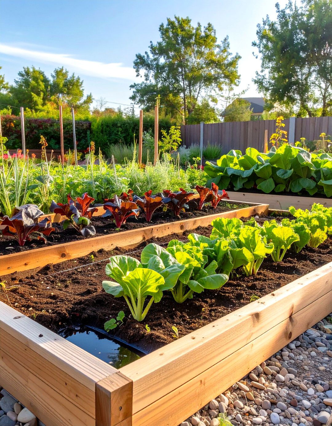 Wicking Bed Veggie Garden for Water Conservation - 30 veggie garden ideas