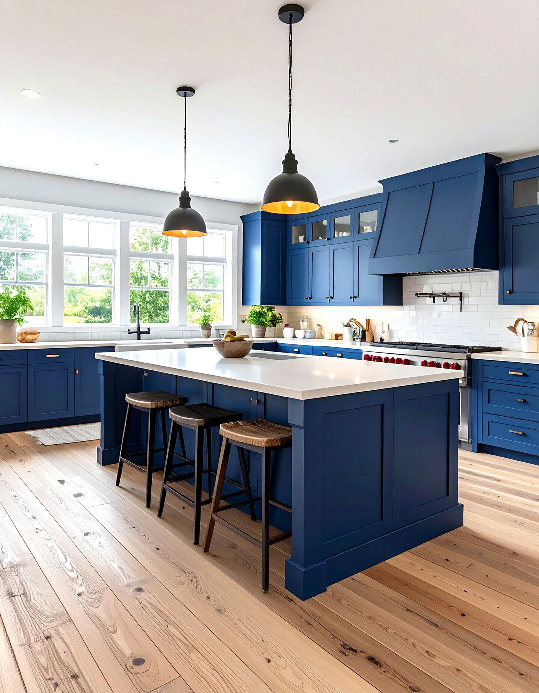 Wide Plank Wood Kitchen Floor - 30 kitchen floor ideas