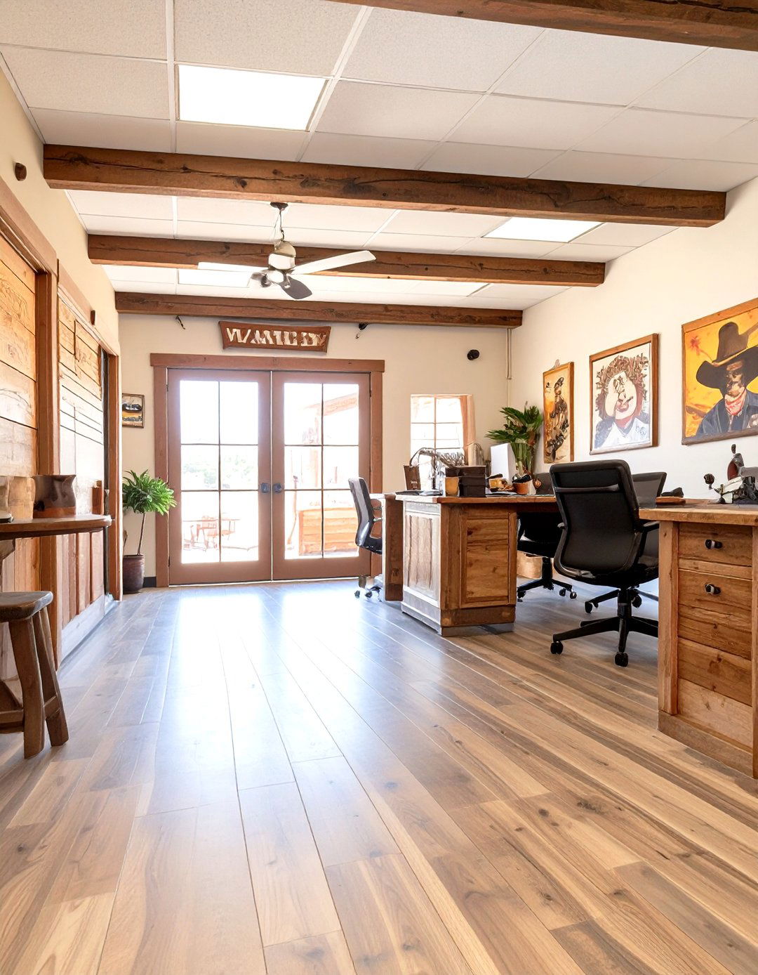 Wild West Saloon Office Idea - 30 office  decorating contest ideas