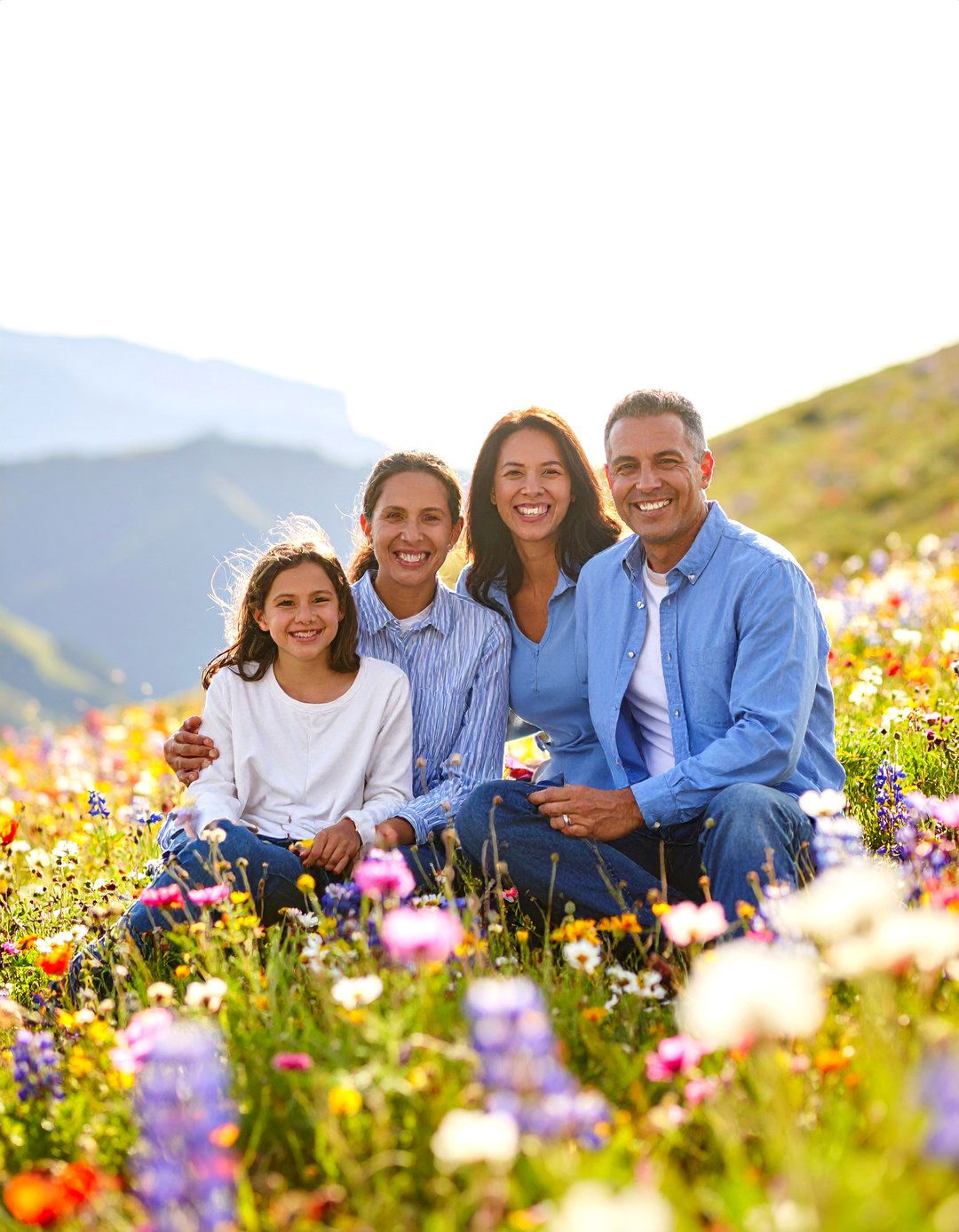Wildflower Hillside Photoshoot - 30 outdoor photoshoot ideas