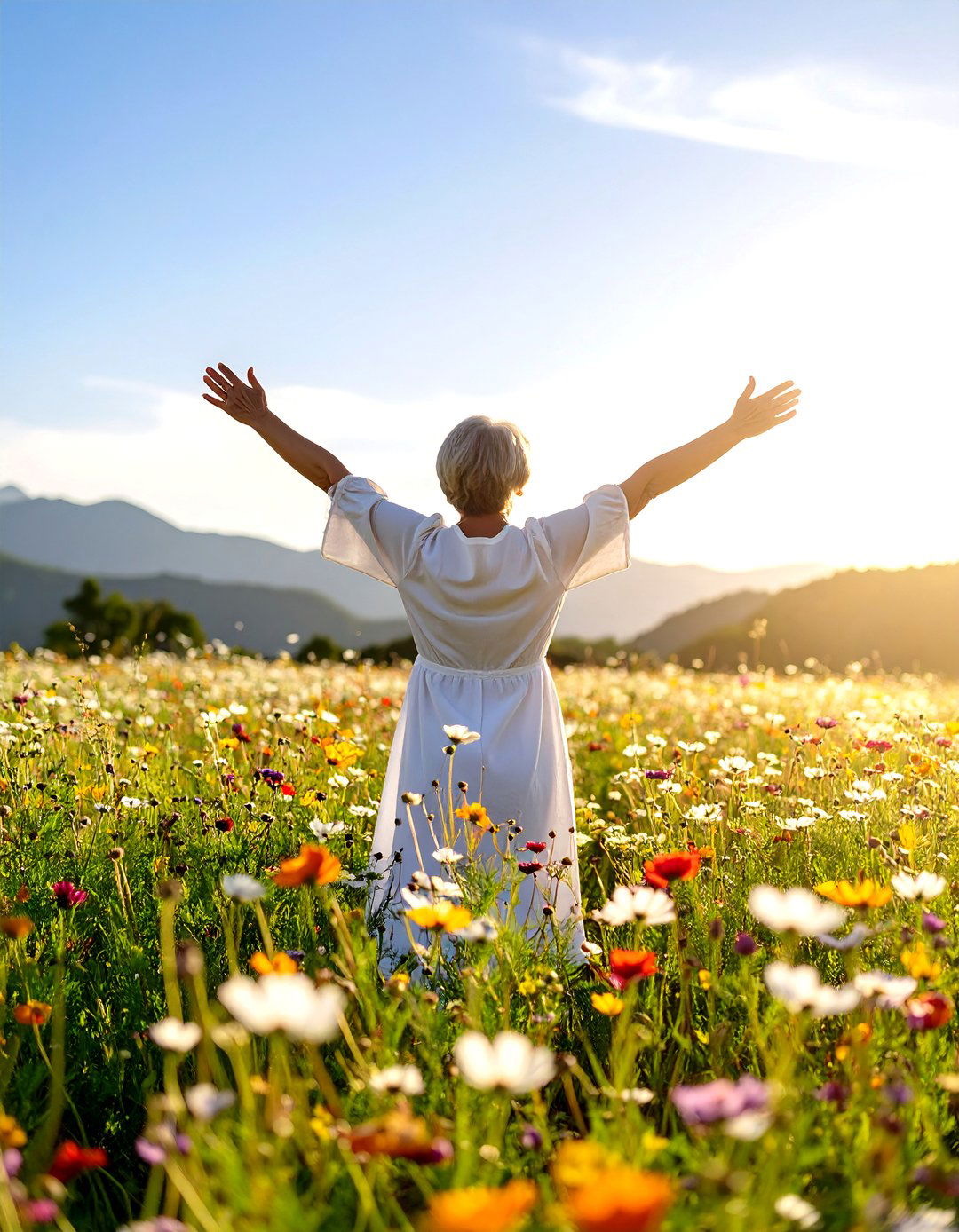 Wildflower Meadow Dreams - 30 girl outdoor senior picture ideas