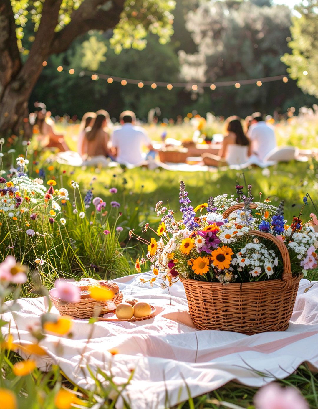 Wildflower Meadow Picnic Party - 30 backyard party ideas