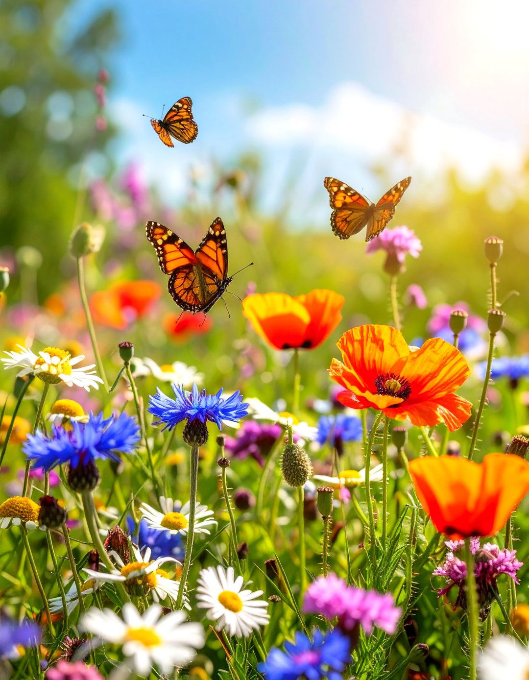 Wildflower Seed Bomb Patch - 30 simple garden ideas