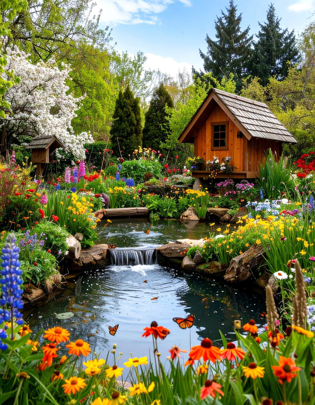 Wildlife Habitat Garden - 30 garden decoration ideas