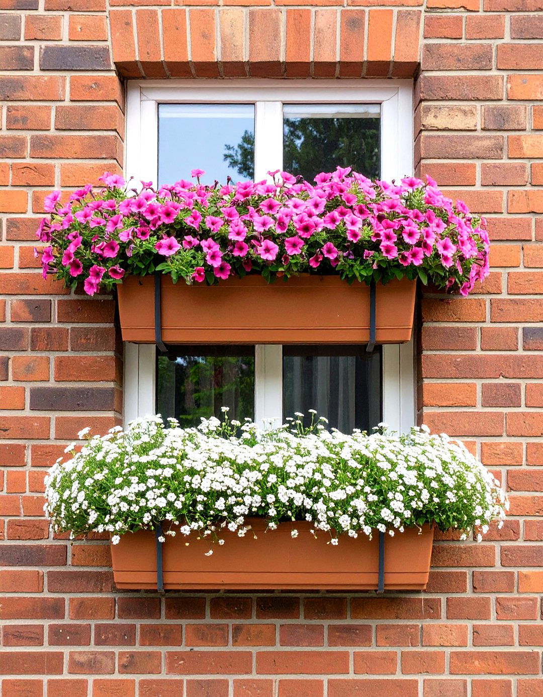 Window Box Layering Design - 30 small garden design ideas