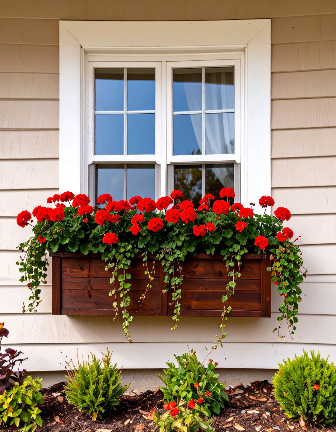 Window Box Planters - 30 simple front yard landscaping ideas