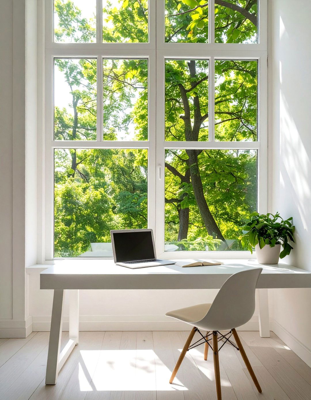 Window Facing Small Office Desk - 30 small office ideas for work
