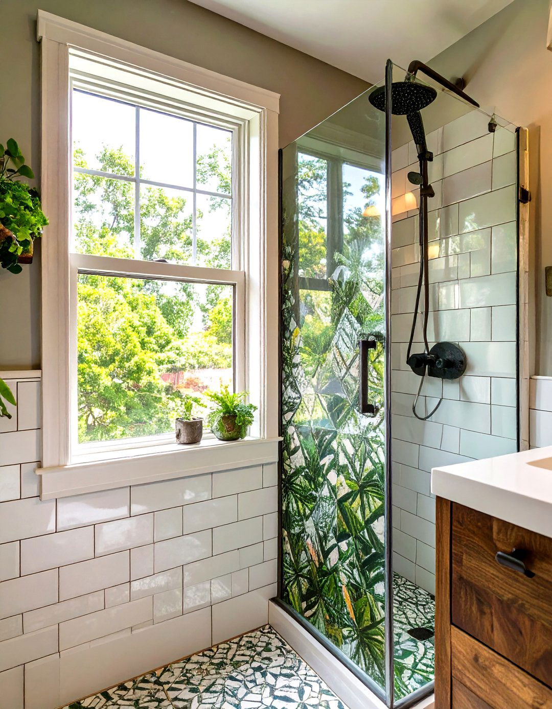 Window Film for Shower Privacy - 30 shower window ideas