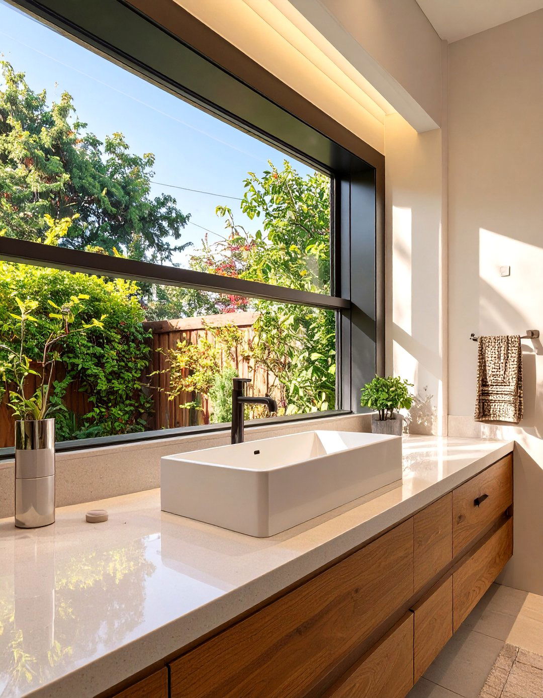 Window Pane Bathroom Backsplash - 30 bathroom vanity backsplash ideas