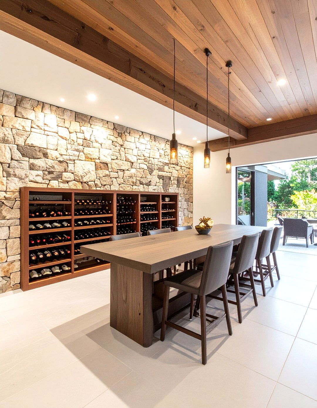 Wine Cellar and Tasting Room - 30 enclosing under a deck ideas