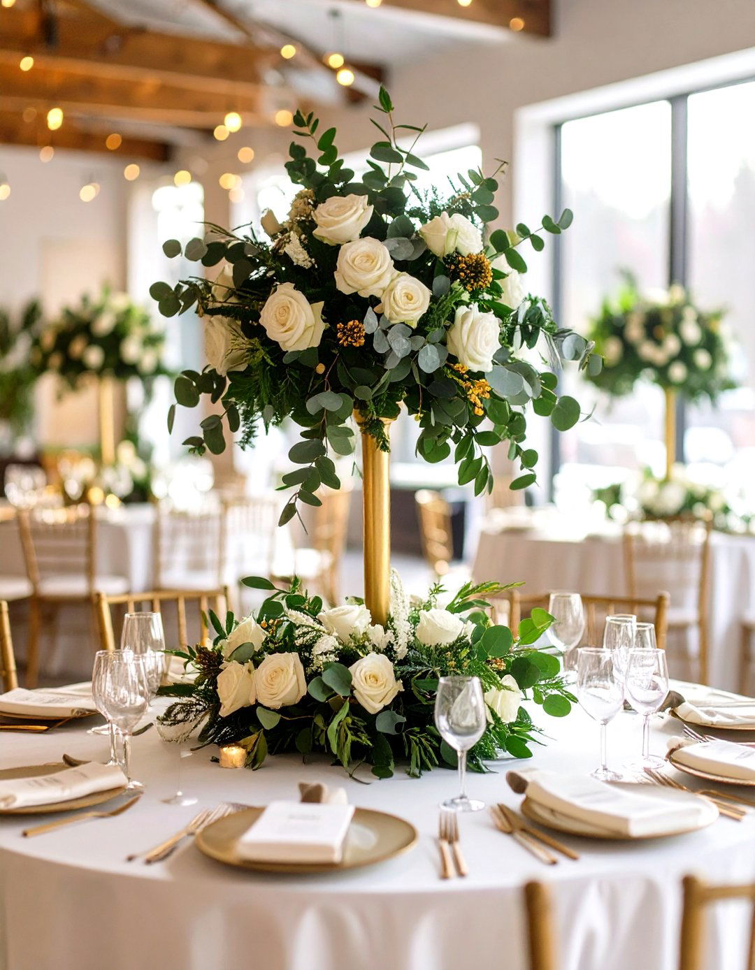 Winter Floral and Greenery Theme - 30 winter baby shower ideas