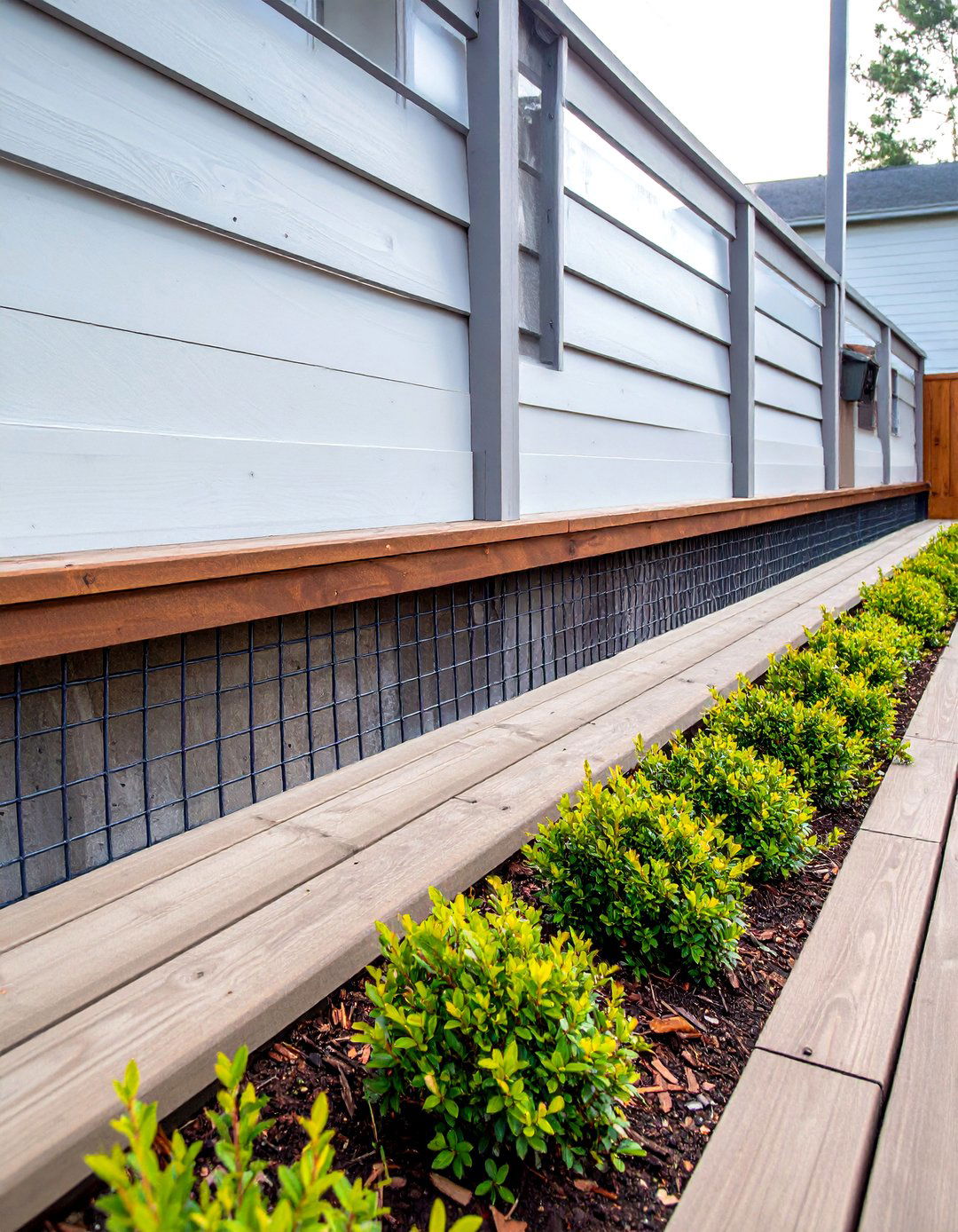 Wire Mesh or Hardware Cloth - 30 inexpensive deck skirting ideas