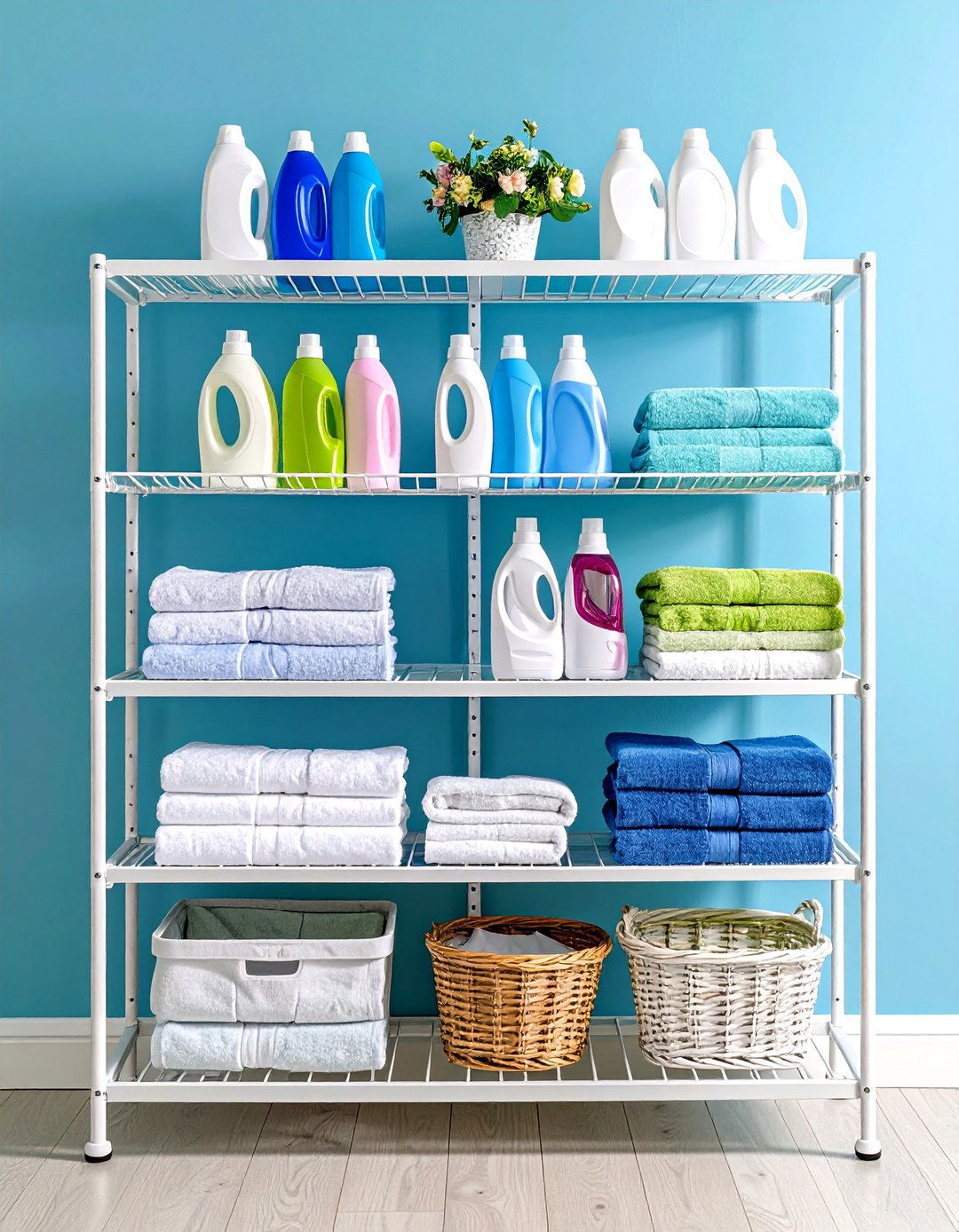 Wire Shelving Laundry Room System - 30 laundry room shelves ideas