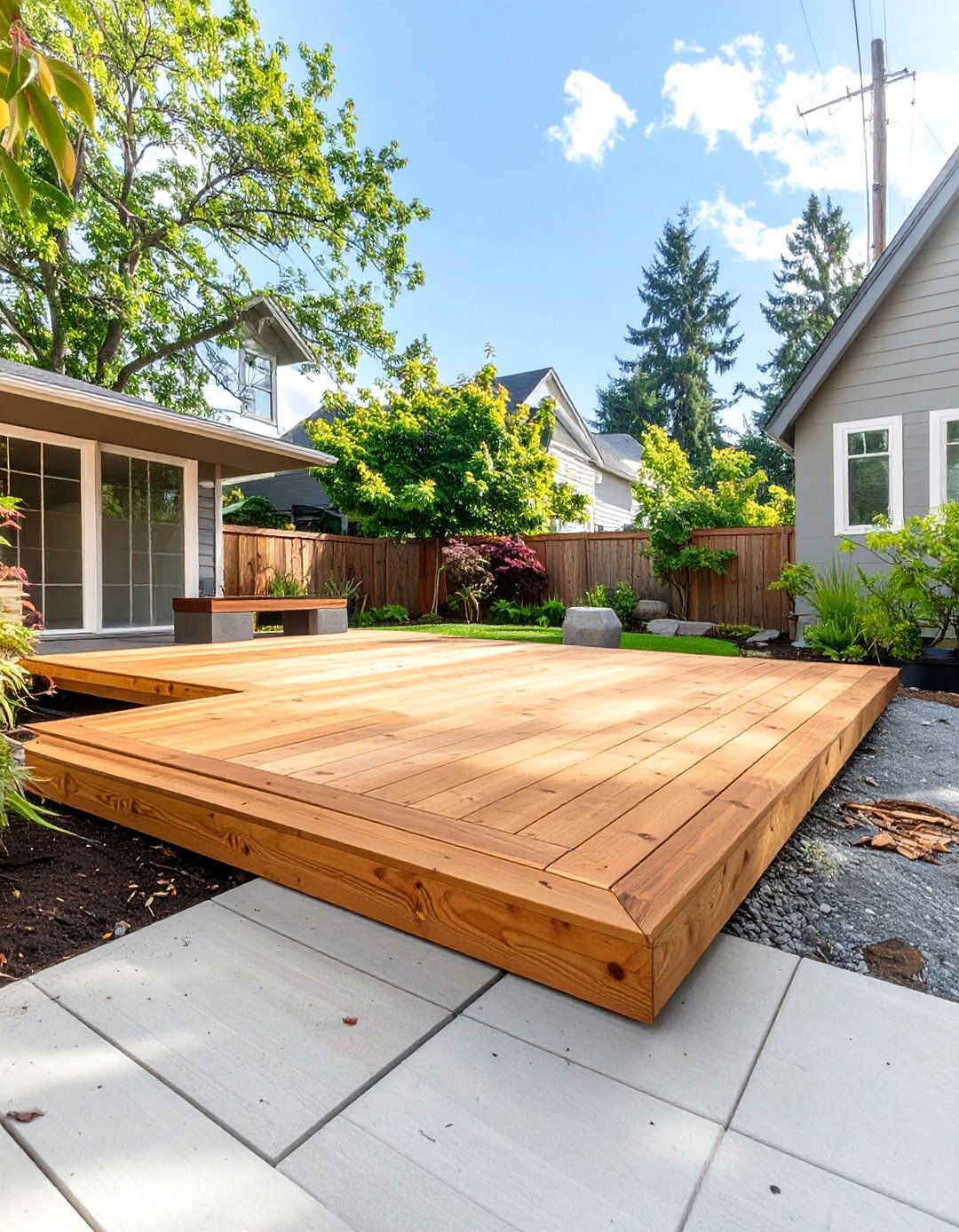 30 Creative Wood Deck Ideas for Your Outdoor Oasis - We Love Home Blog